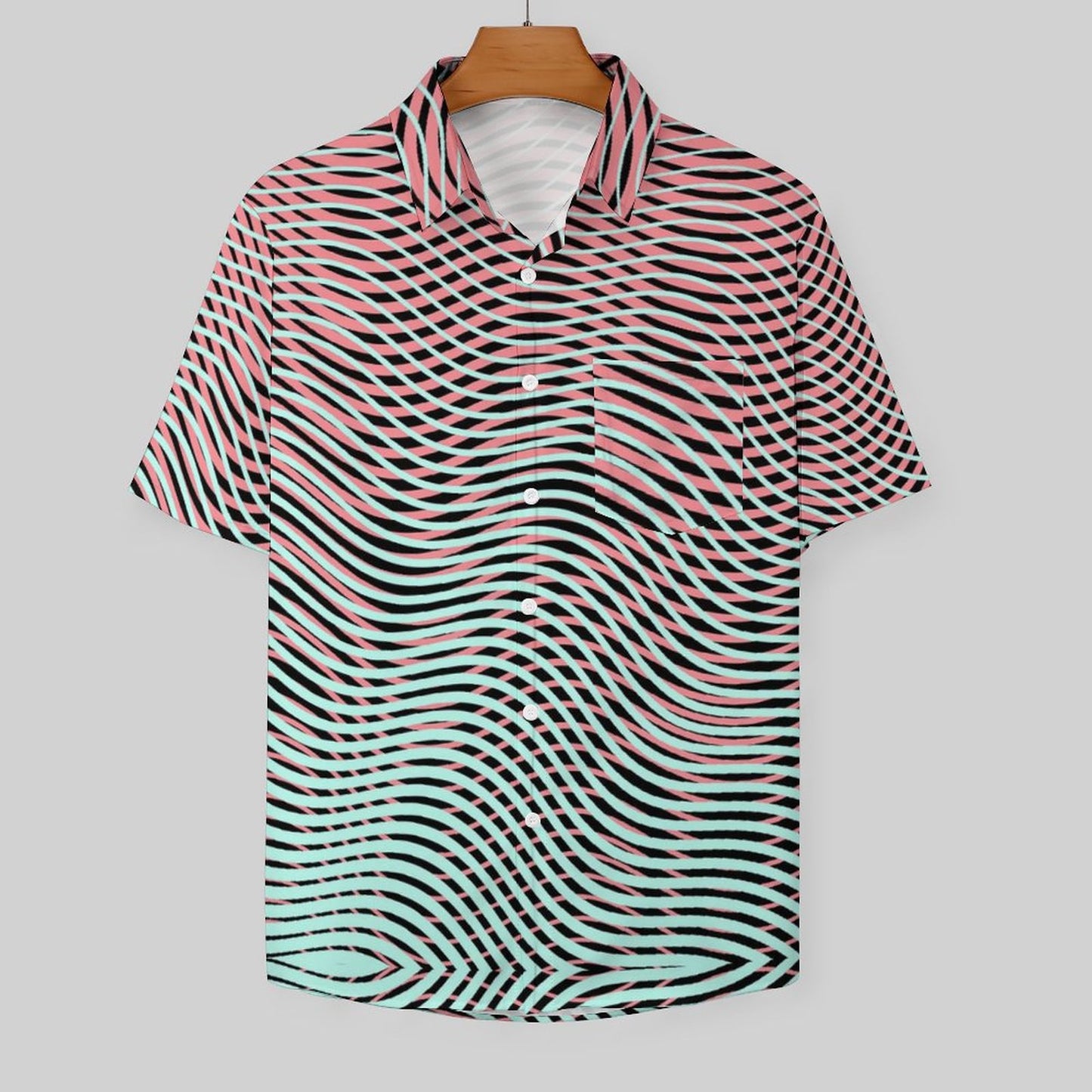Men's Hawaiian Print Resort Shirt 2304103289