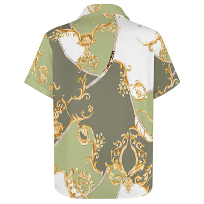 Men's Fashion Casual Printed Short Sleeve Shirts 2306101118
