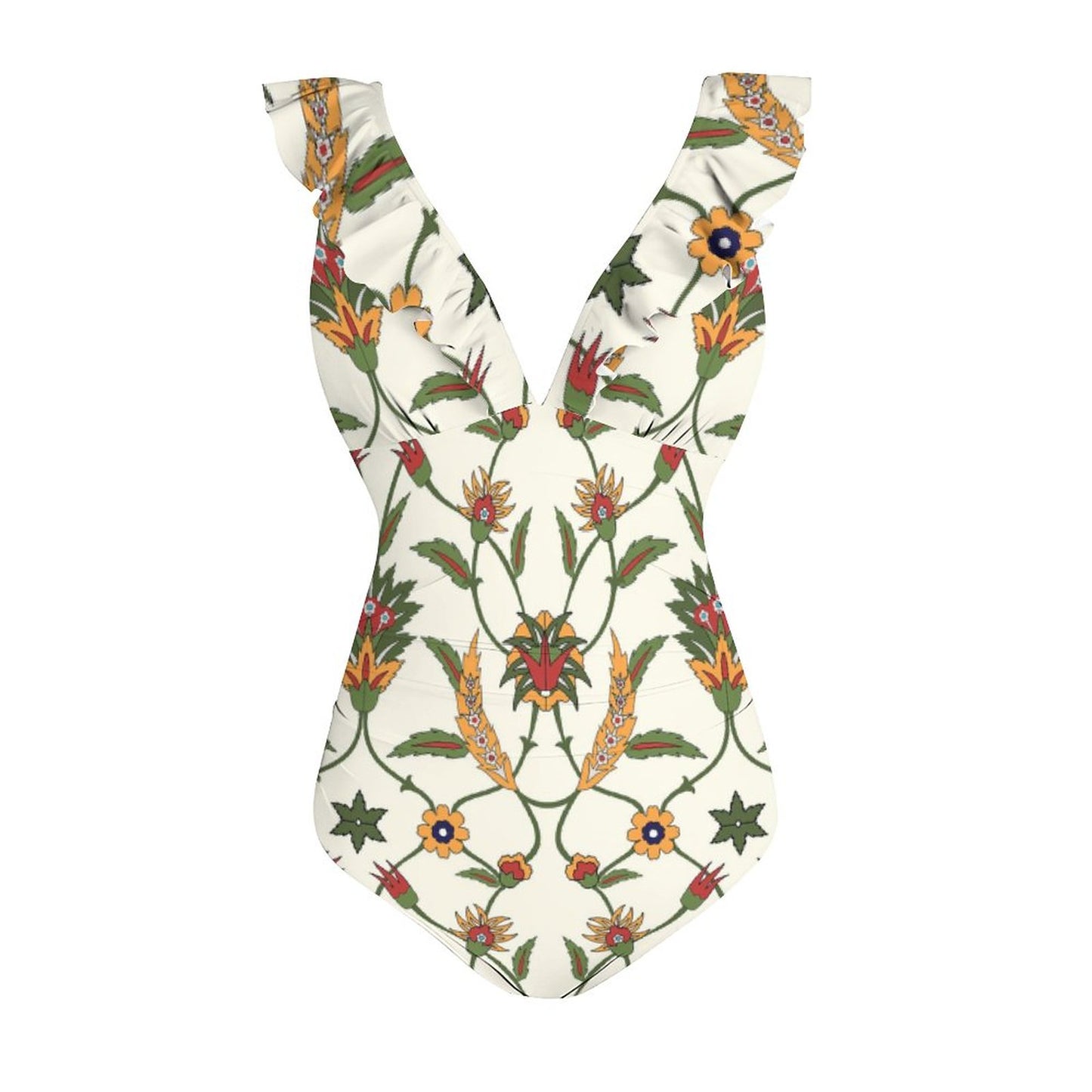 Casual Printed One Piece Swimsuit And Cover Up 2306101817