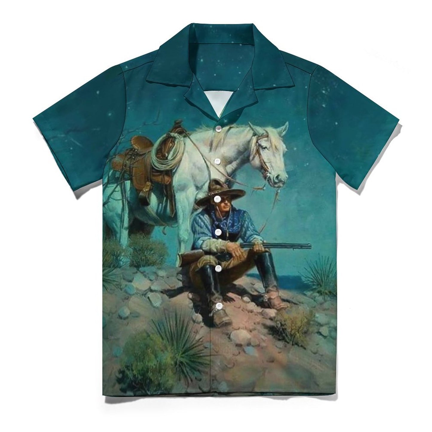Men's Hawaiian Casual Short Sleeve Shirt 2305101803
