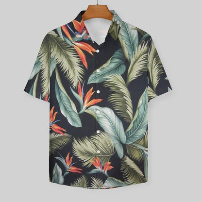 Men's Hawaiian Print Resort Shirt 2305101467