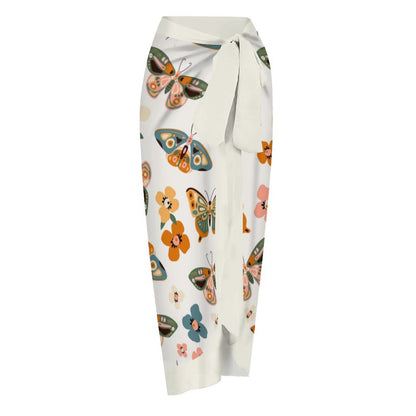 Casual Printed One-Piece Swimsuit And Cover Up 2305104271