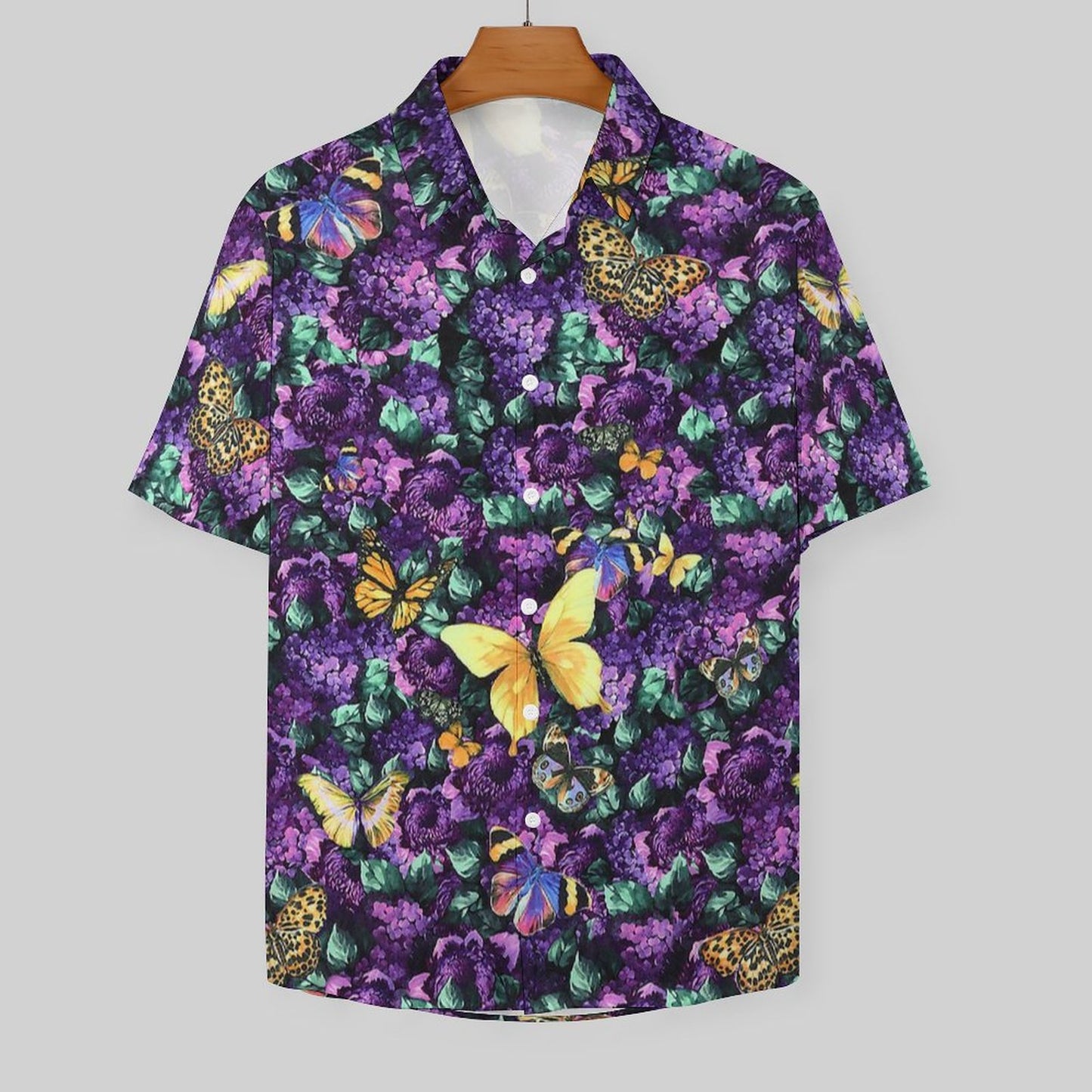 Men's Fashion Casual Printed Short Sleeve Shirts 2305107065