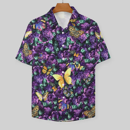 Men's Fashion Casual Printed Short Sleeve Shirts 2305107065