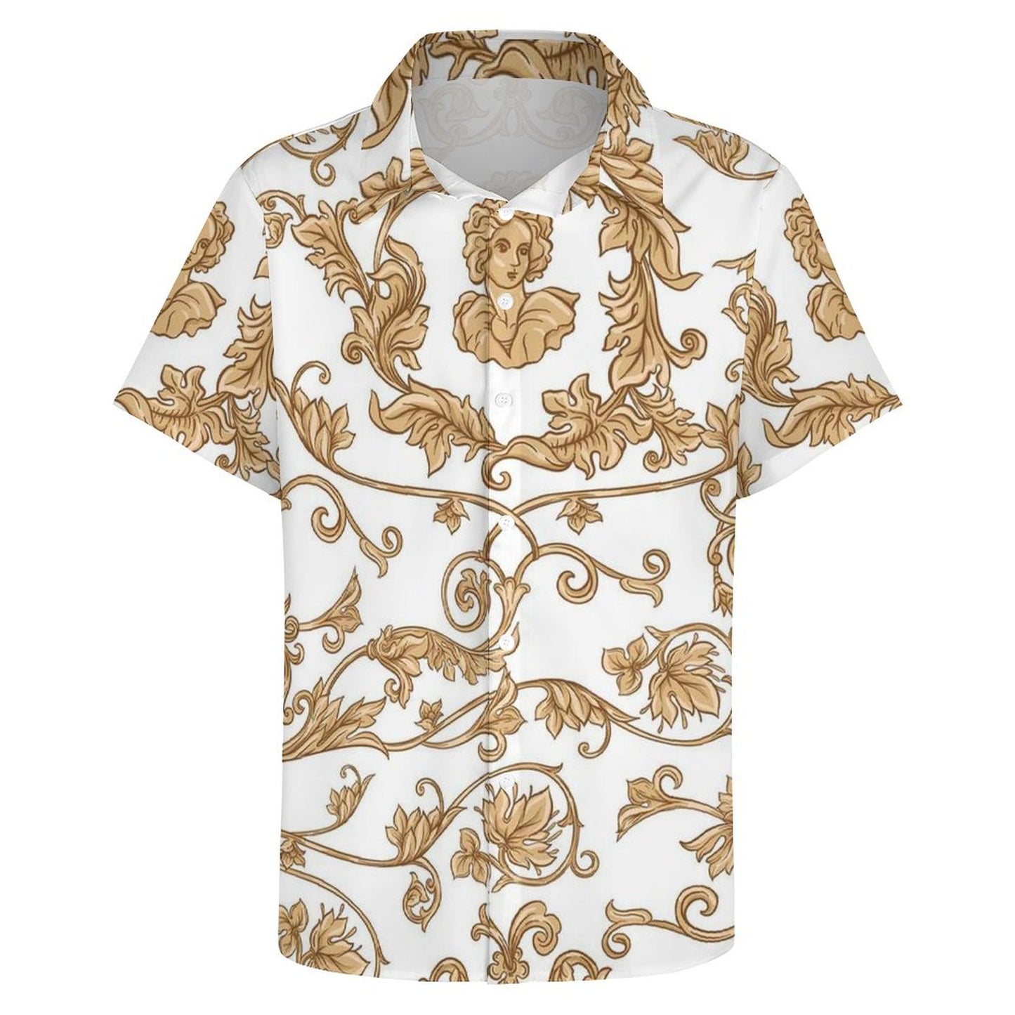 Men's Fashion Casual Printed Short Sleeve Shirts 2306100951