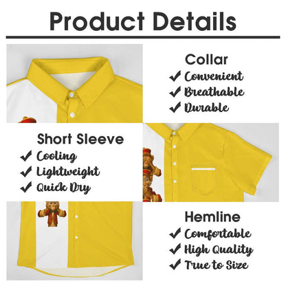 Men's Hawaiian Casual Short Sleeve Shirt 2306103697