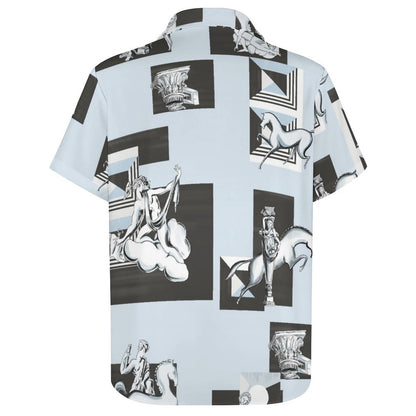 Men's Fashion Casual Printed Short Sleeve Shirts 2305107125