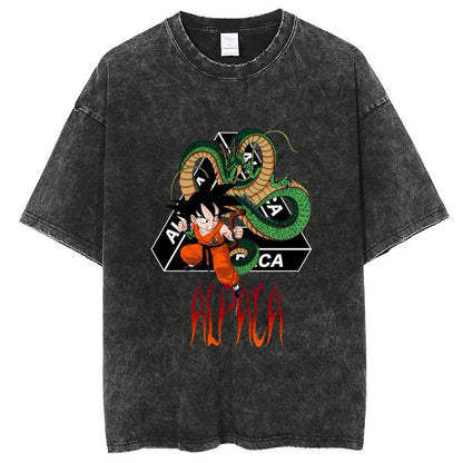 Unisex Vintage Solid Wash T-Shirts 2305103539