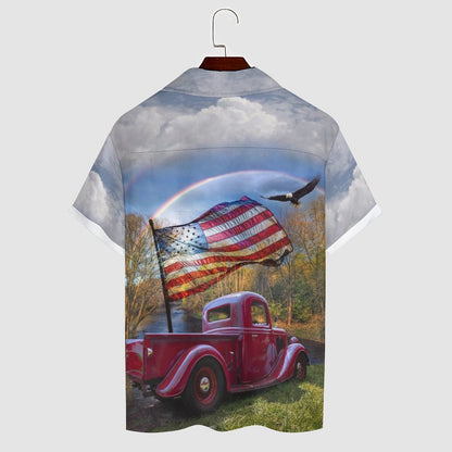 Men's Hawaiian Casual Short Sleeve Shirt 2305104758
