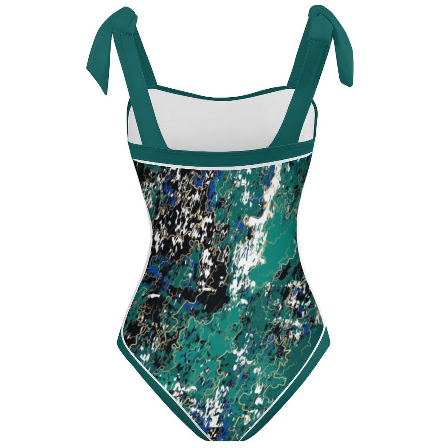 Fashion Printed One Piece Swimsuit And Cover Up 2305104484