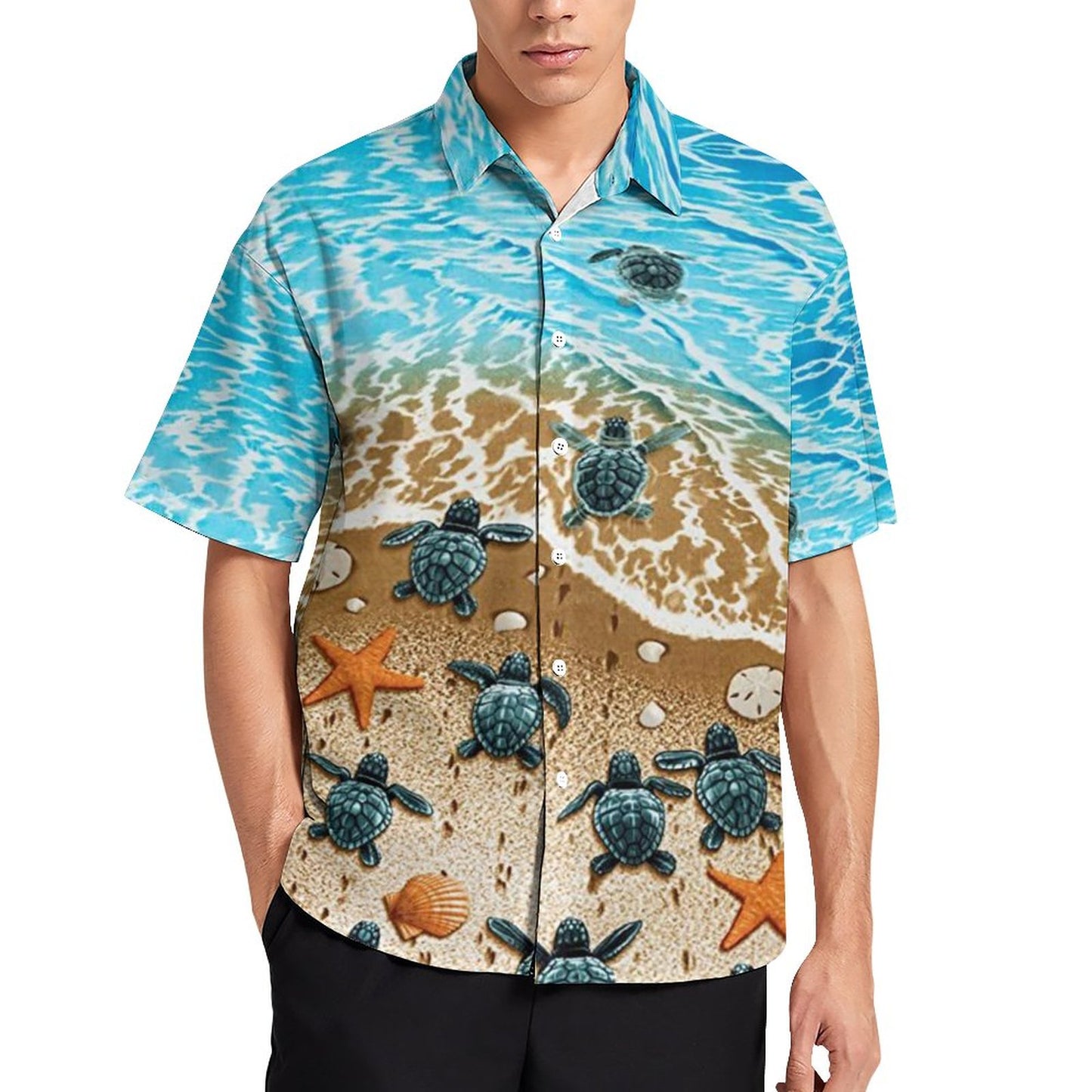 Men's Hawaiian Print Resort Shirt 2304109866