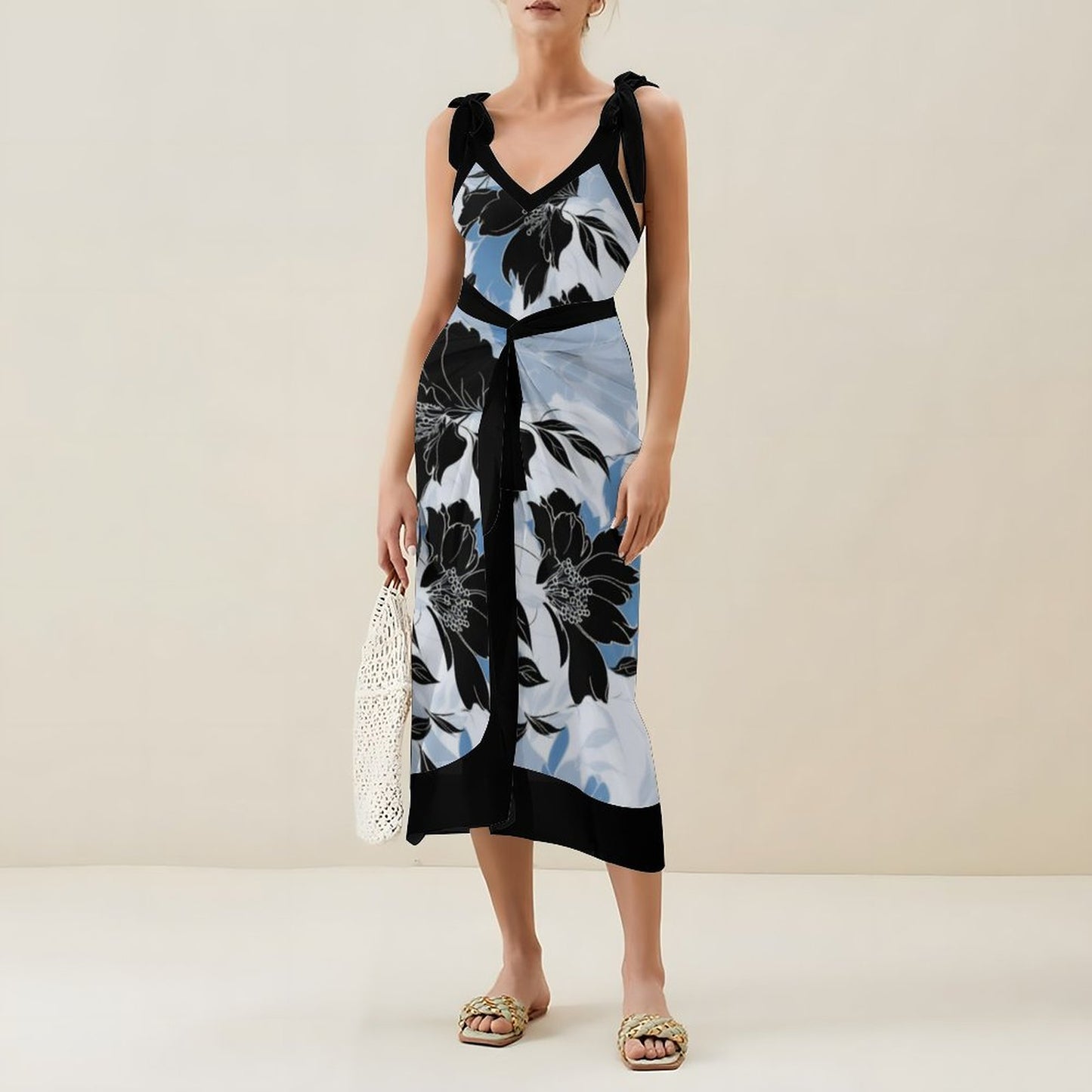 Casual Printed One Piece Swimsuit And Cover Up 2306101648