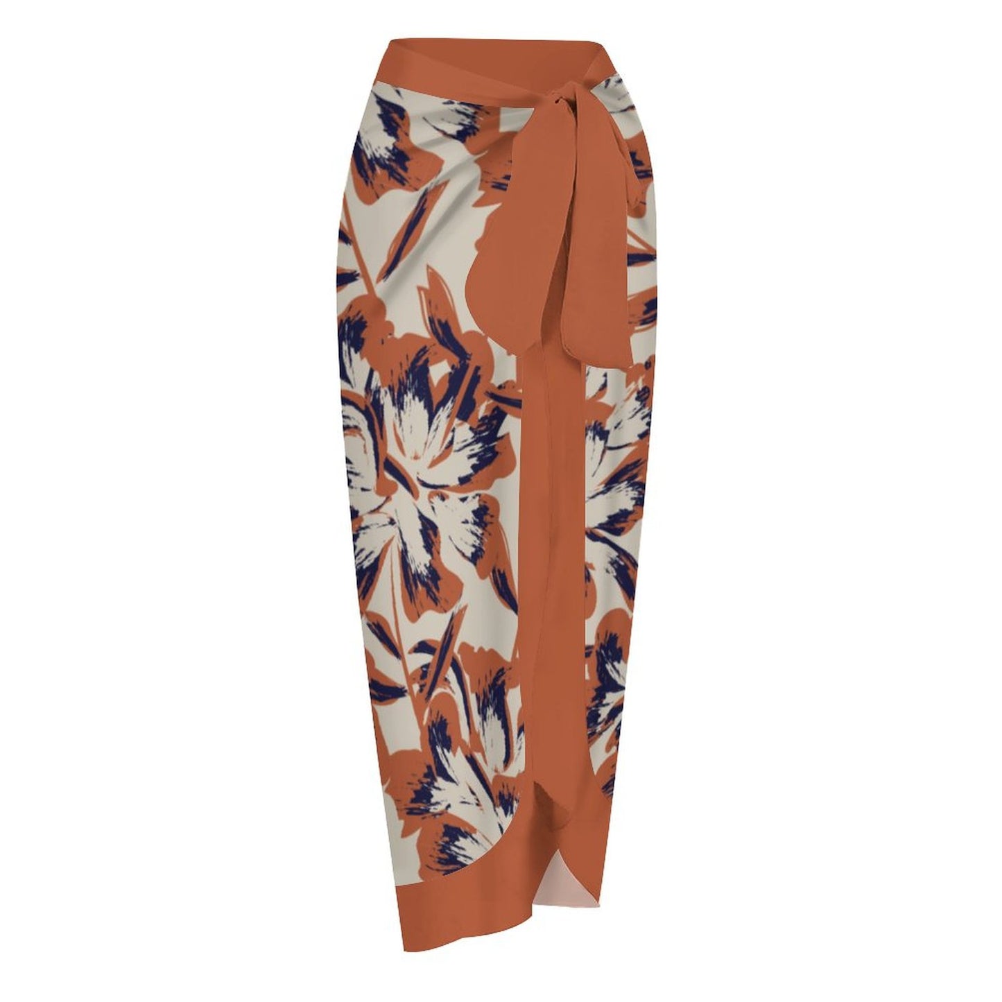 Casual Printed One-Piece Swimsuit And Cover Up 2305102449