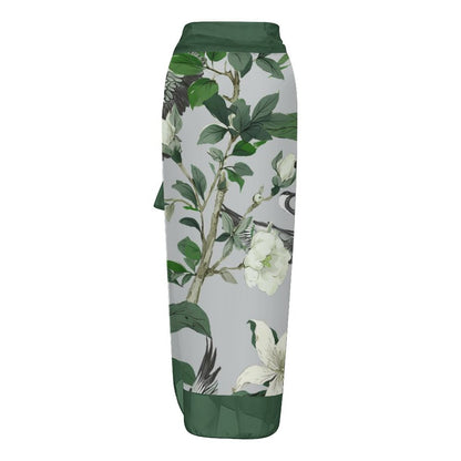 Casual Printed One-Piece Swimsuit And Cover Up 2305102453