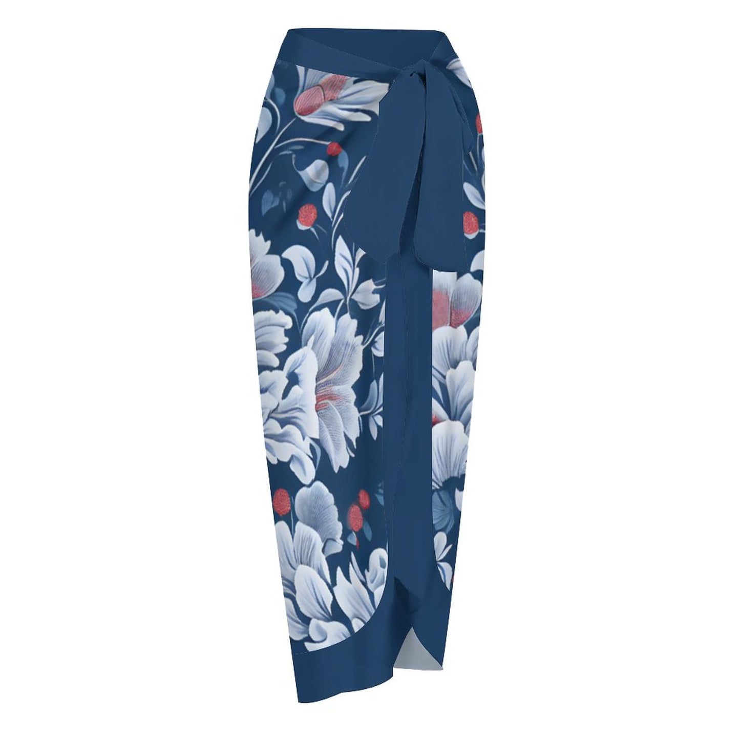 Casual Printed One-Piece Swimsuit And Cover Up 2305102499