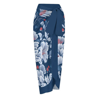 Casual Printed One-Piece Swimsuit And Cover Up 2305102499