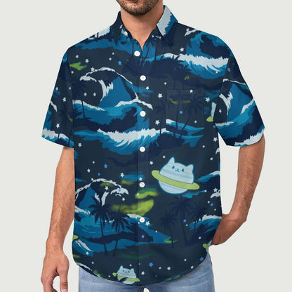 Men's The Waves Vacation Hawaiian Shirt 2306104926