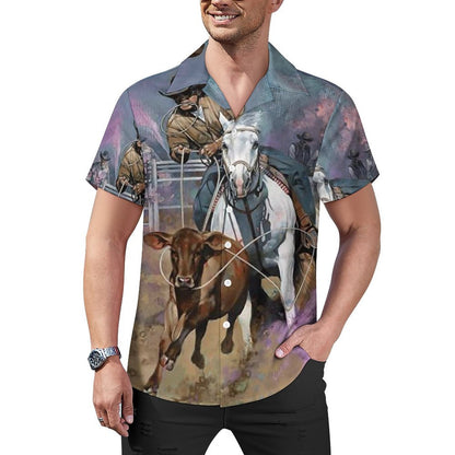 Men's Hawaiian Casual Short Sleeve Shirt 2305101808