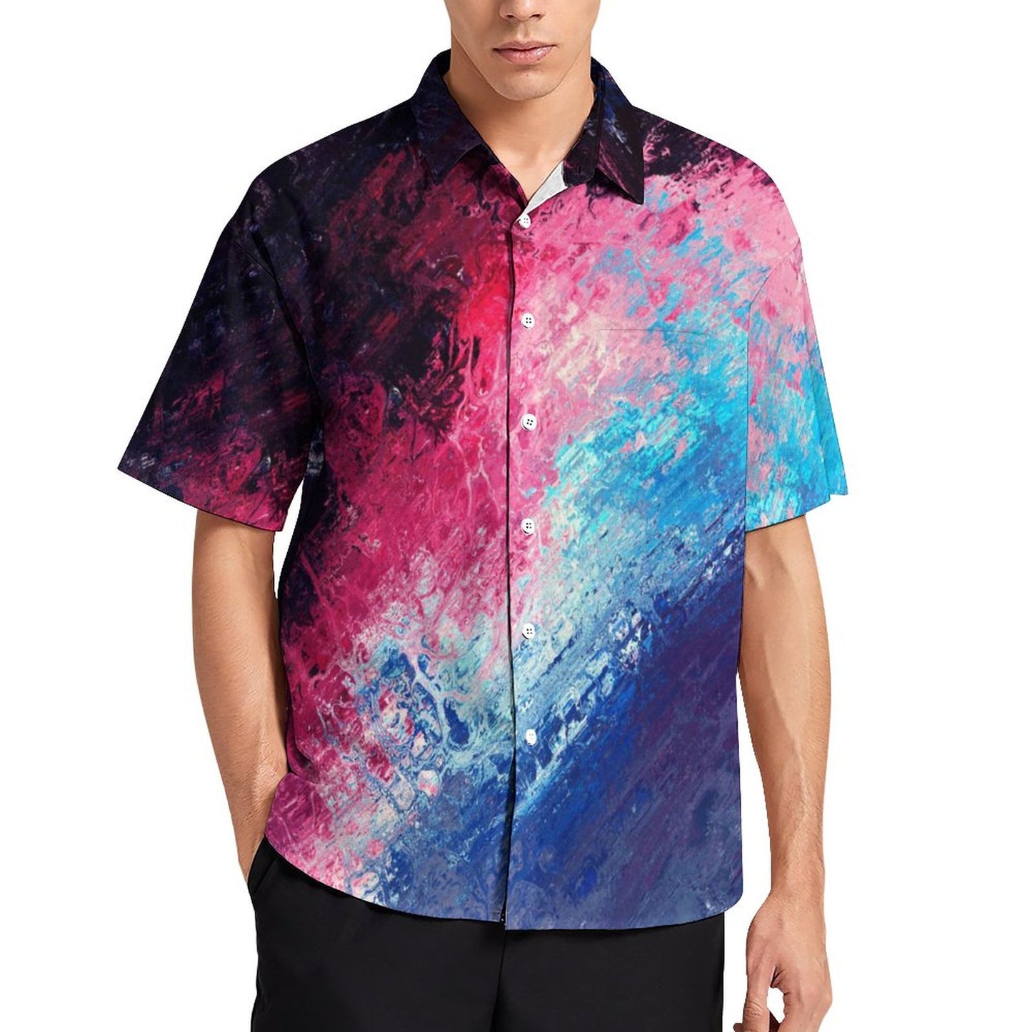 Men's Hawaiian Casual Short Sleeve Shirt 2306104152