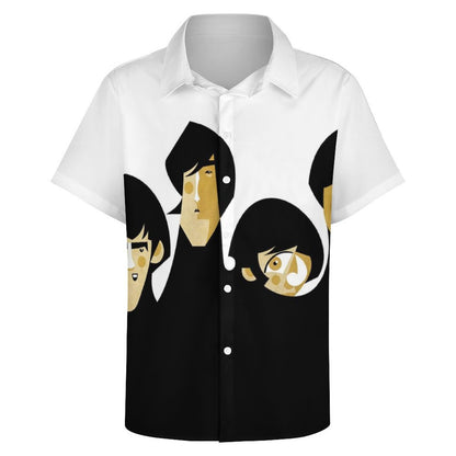 Men's Fashion Casual Printed Short Sleeve Shirts 2306104159