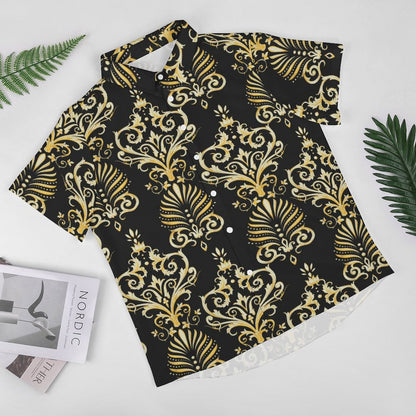Men's Fashion Casual Printed Short Sleeve Shirts 2306100028