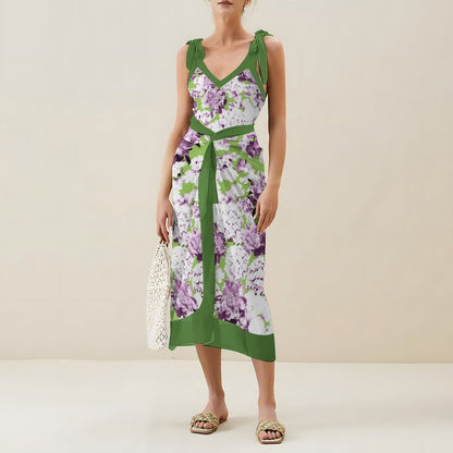 Casual Printed One-Piece Swimsuit And Cover Up 2305102666