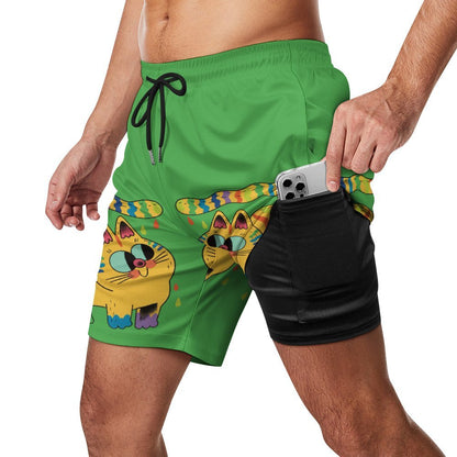 Men's sports fashion beach shorts 2306101764
