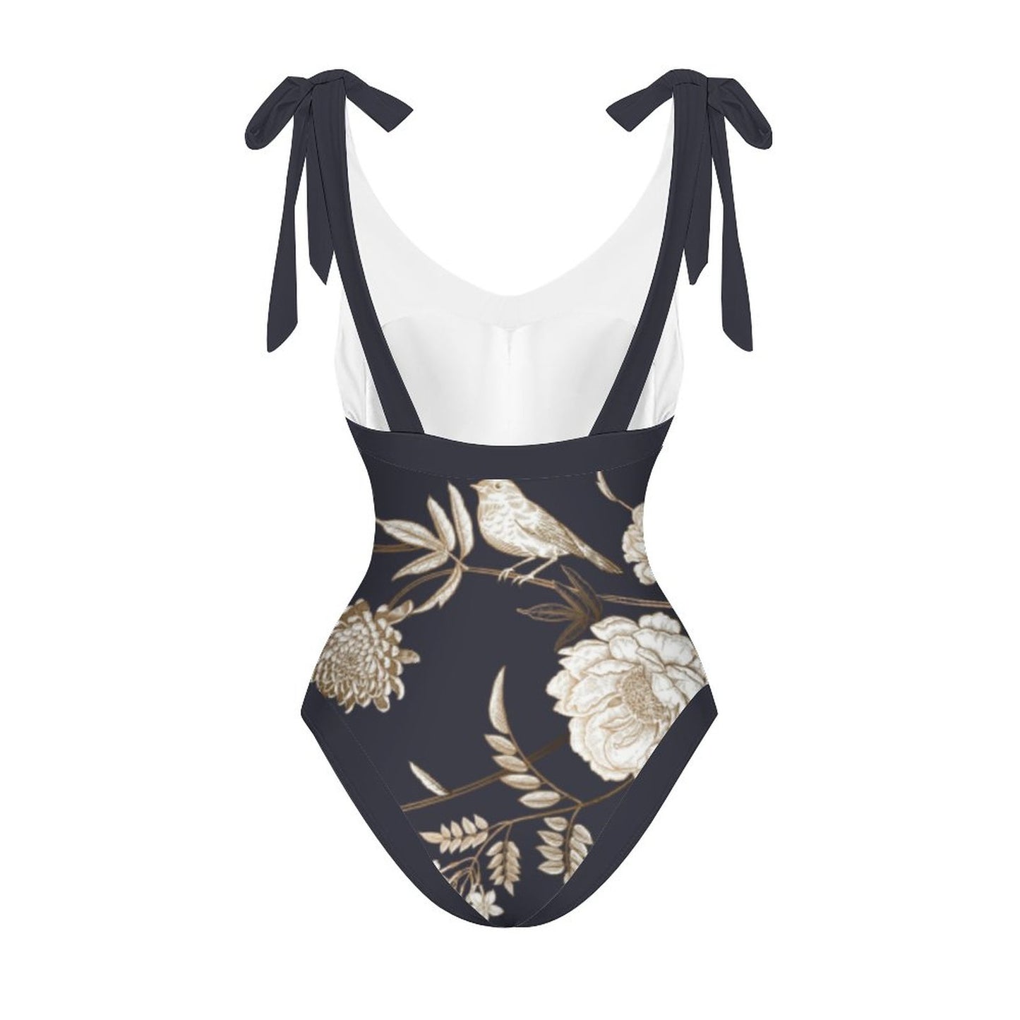 Casual Printed One-Piece Swimsuit And Cover Up 2305102754
