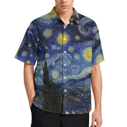 Men's Hawaiian Print Resort Shirt 2305101782