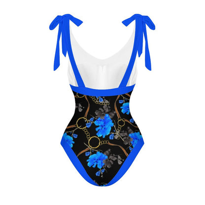 Casual Printed One-Piece Swimsuit And Cover Up 2305102693
