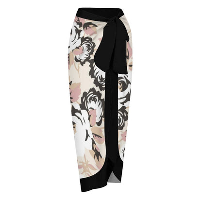 Casual Printed One Piece Swimsuit And Cover Up 2305106670