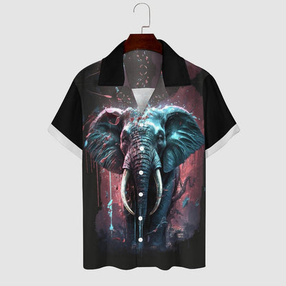 Men Hawaiian Casual Short Sleeve Shirt 2306101369