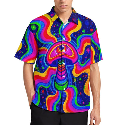 Men's Fashion Casual Printed Short Sleeve Shirts 2306104434