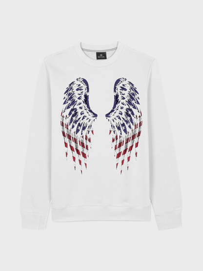 Men's Round Neck Casual Printed Long Sleeve Sweatshirt