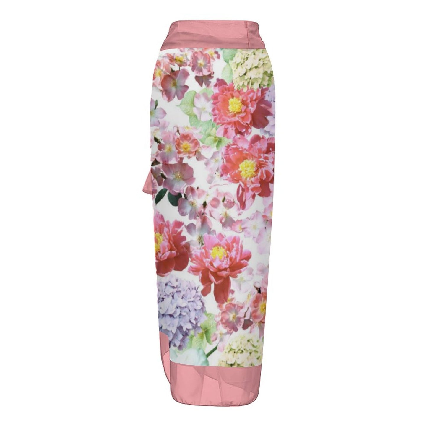 Casual Printed One-Piece Swimsuit And Cover Up 2305102665