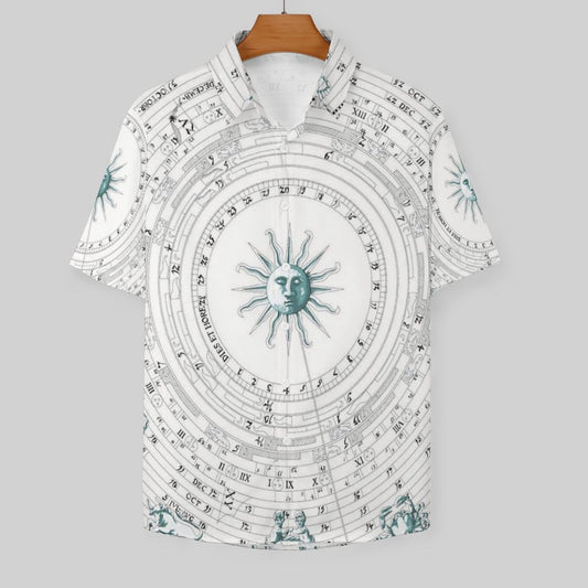 Men's Fashion Casual Printed Short Sleeve Shirts 2306101335