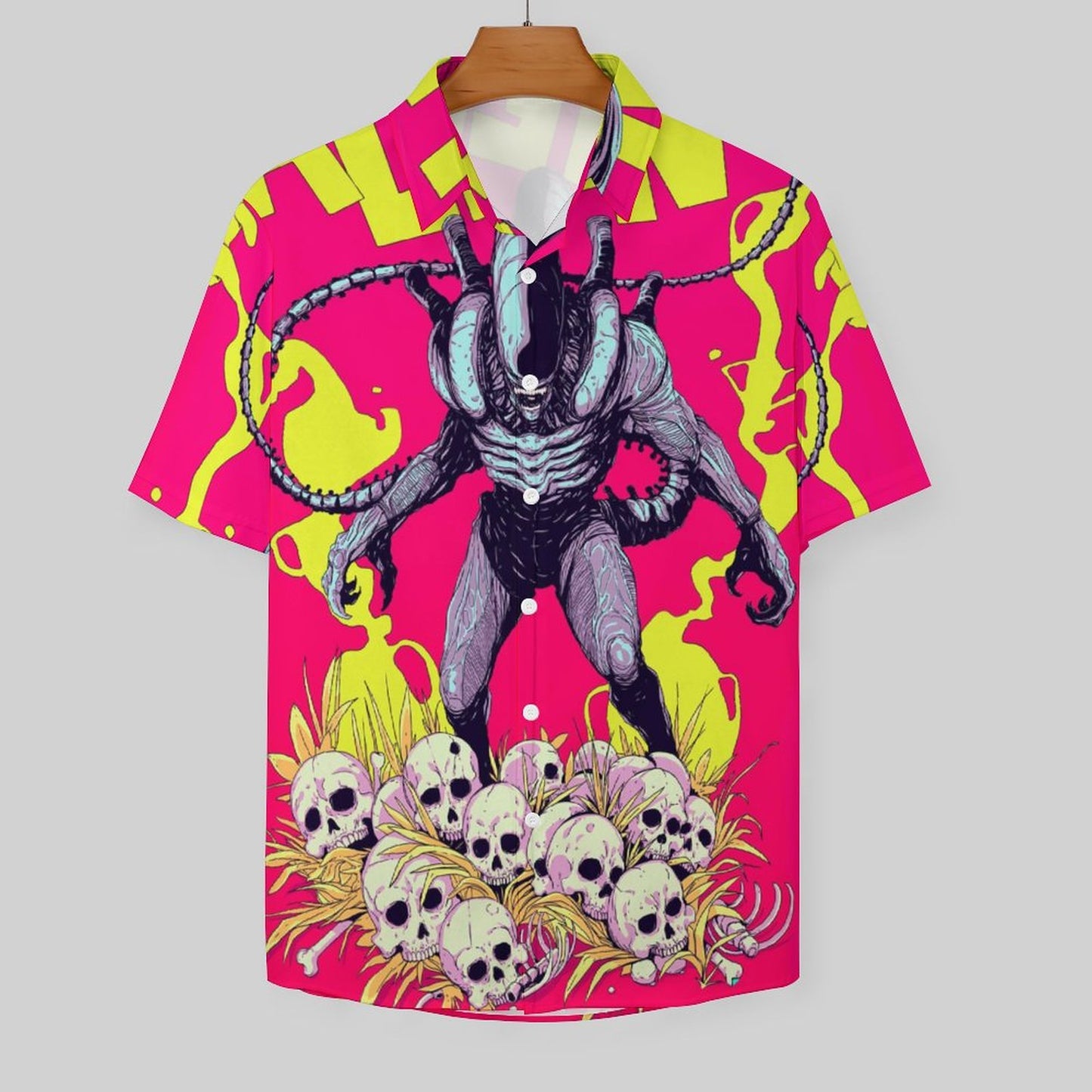 Men's Fashion Casual Printed Short Sleeve Shirts 2306104376