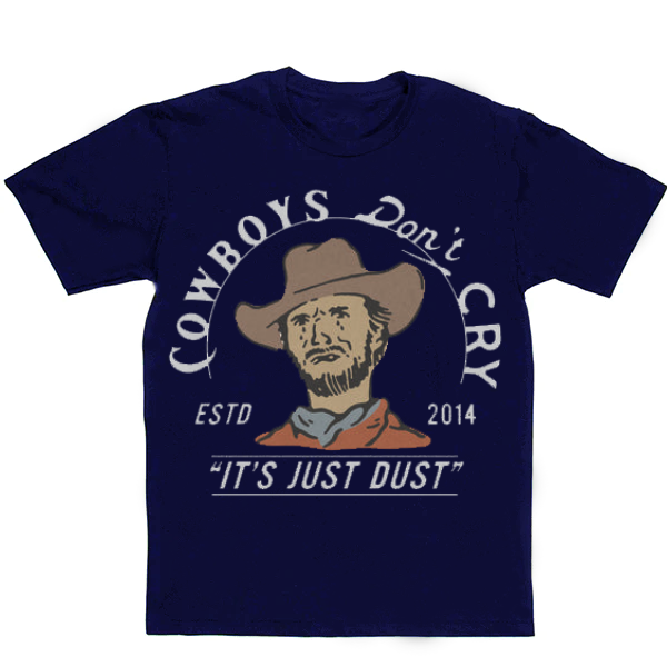 Cowboys Don't Cry Men's Casual Printed T-Shirt