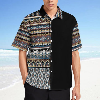 Men's Fashion Casual Printed Short Sleeve Shirts 2306101720
