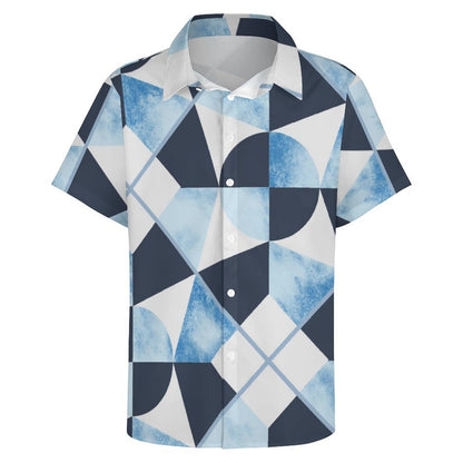 Men's Fashion Casual Printed Short Sleeve Shirts 2305107120