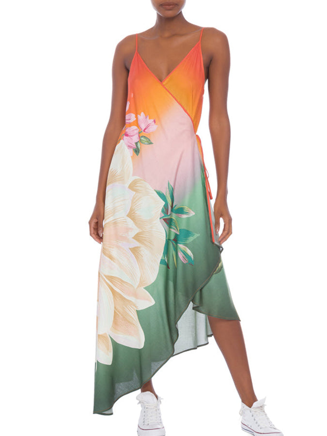 Gradient Print Fashion One Piece Swimsuit and Cover Up
