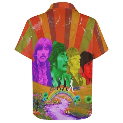 Men's Fashion Casual Printed Short Sleeve Shirts 2306104156