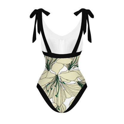 Casual Printed One-Piece Swimsuit And Cover Up 2305102501