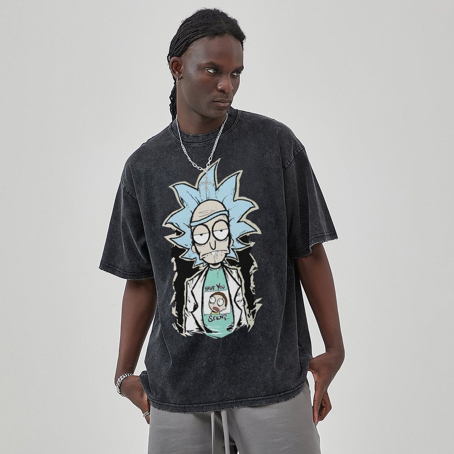 Unisex Vintage Solid Wash T-Shirts 2305103414