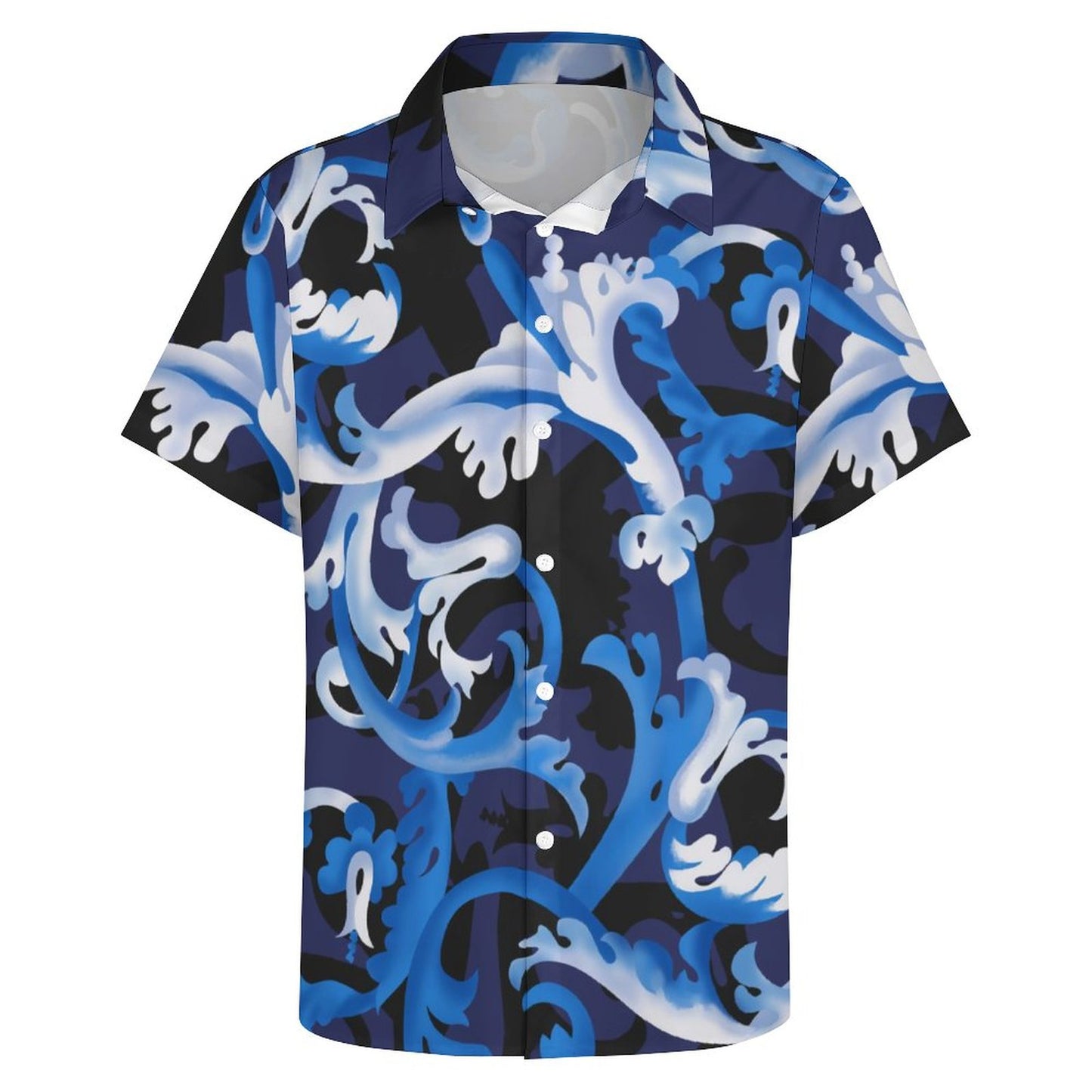Men's Fashion Casual Printed Short Sleeve Shirts 2306100023