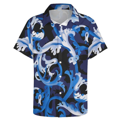 Men's Fashion Casual Printed Short Sleeve Shirts 2306100023