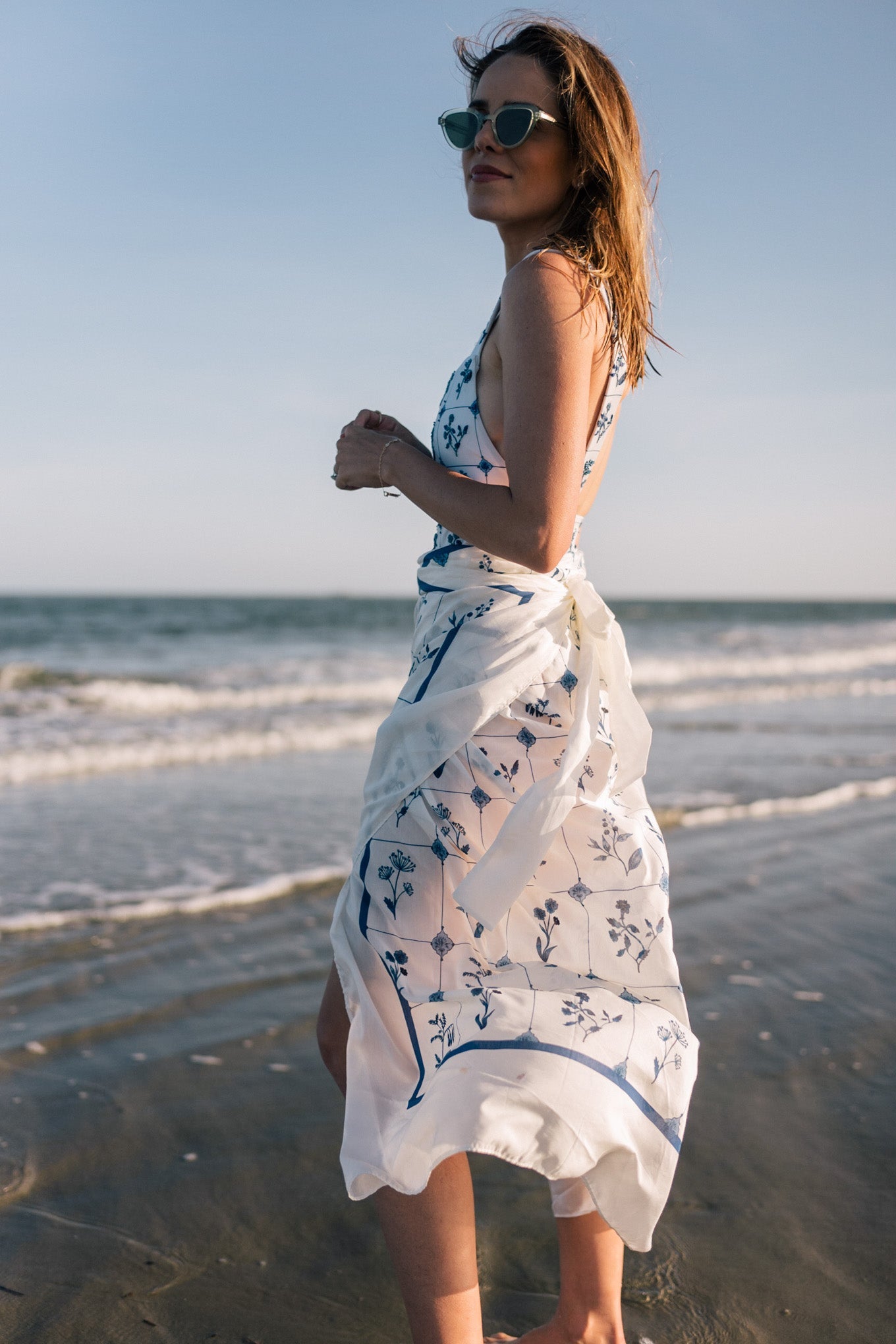 Fashion Printed One-Piece Swimsuit