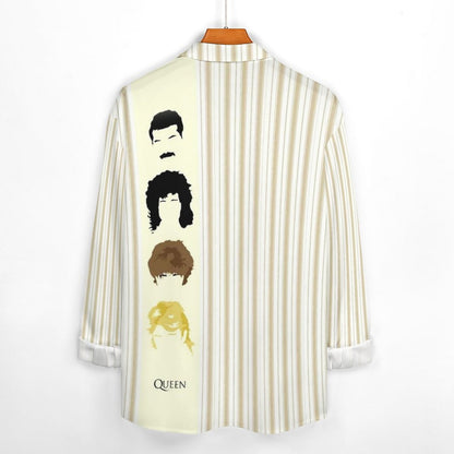Men's Casual Printed Long Sleeve Shirt 2306103097