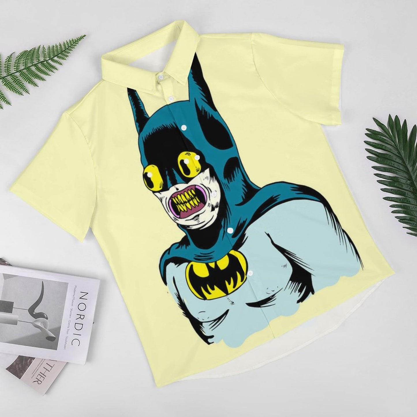 Men's Fashion Casual Printed Short Sleeve Shirts 2306104377