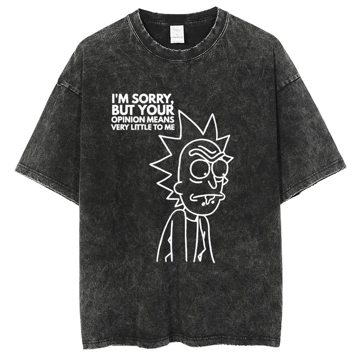 Unisex Vintage Solid Wash T-Shirts 2305103415